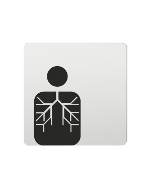 FSB Hinweiszeichen innere Medizin Lasergraviert Aluminium naturfarbig (0 36 4059 00520 0105)