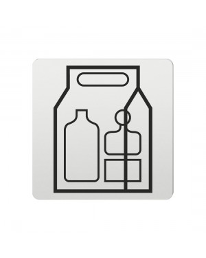 FSB Hinweiszeichen Zollfreier Einkauf Lasergraviert Aluminium naturfarbig (0 36 4059 00791 0105)