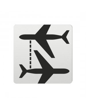 FSB Hinweiszeichen Anschlussfluege Lasergraviert Aluminium naturfarbig (0 36 4059 00834 0105)