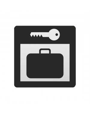 FSB Hinweiszeichen Schliessfach Lasergraviert Aluminium naturfarbig (0 36 4059 00854 0105)