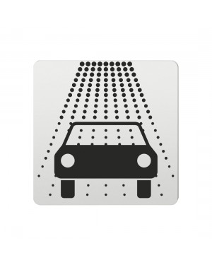 FSB Hinweiszeichen Waschanlage Lasergraviert Aluminium naturfarbig (0 36 4059 00886 0105)