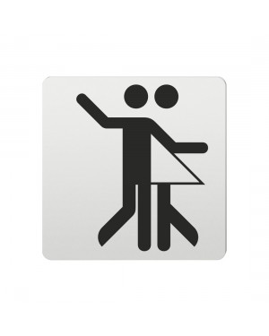 FSB Hinweiszeichen Tanzsport Lasergraviert Aluminium naturfarbig (0 36 4059 01105 0105)