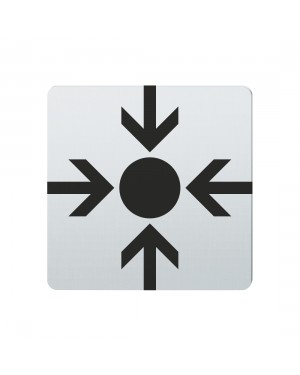 FSB Hinweiszeichen Treffpunkt Lasergraviert Edelstahl fein matt (0 36 4059 00022 6204)