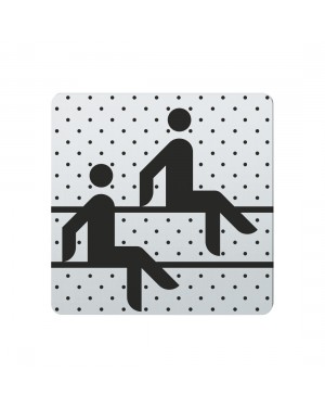 FSB Hinweiszeichen Sauna Lasergraviert Edelstahl fein matt (0 36 4059 00151 6204)