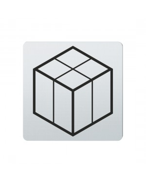 FSB Hinweiszeichen Paket Lasergraviert Edelstahl fein matt (0 36 4059 00211 6204)