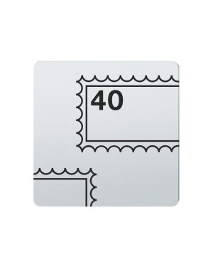 FSB Hinweiszeichen Briefmarken Lasergraviert Edelstahl fein matt (0 36 4059 00212 6204)