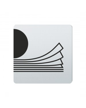 FSB Hinweiszeichen Kopiergeraet Lasergraviert Edelstahl fein matt (0 36 4059 00320 6204)