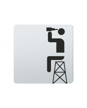 FSB Hinweiszeichen Rettungswache Lasergraviert Edelstahl fein matt (0 36 4059 00435 6204)