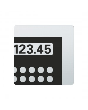 FSB Hinweiszeichen Kasse Lasergraviert Edelstahl fein matt (0 36 4059 00790 6204)