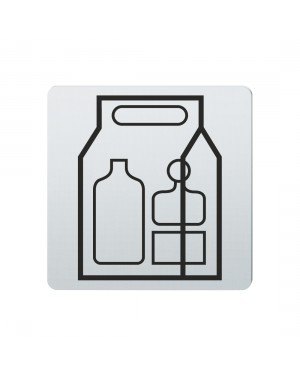 FSB Hinweiszeichen Zollfreier Einkauf Lasergraviert Edelstahl fein matt (0 36 4059 00791 6204)