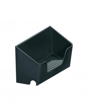 FSB rechtslinksng-Ablage "hoch-offen"Ergo Alu+Farbe schwarzgrau (0 82 8260 00059 8122)