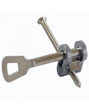 Buntbarteinsatz für PZ-Einsteckschlösser - Schweifung 1 - inkl. 1 Schlüssel kurz 65 mm und Stulpschraube