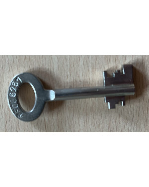 Doppelbartschlüssel Stahlschrankschlüssel 58 mm