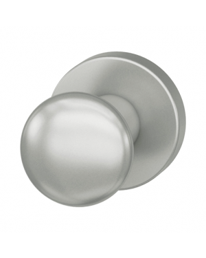 FSB Türknopf auf Rosette ASL Verschraub. von der Gegenseite Aluminium naturfarbig (0 23 0880 03400 0105)