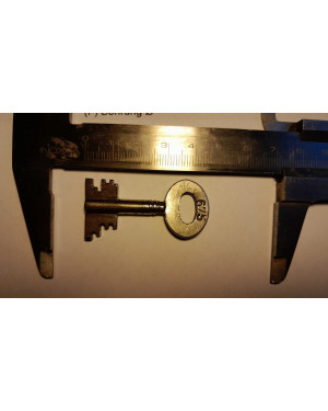 Herm Verlohr jun. Duisburg Tresorschlüssel 675 / 46,2 mm