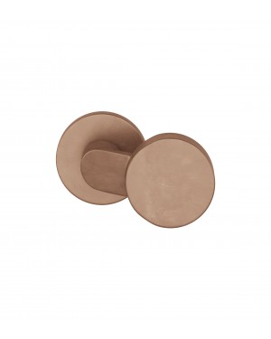 FSB Türknopf für Verschraubung von der Gegenseite Bronze poliert gewachst (0 23 0809 00006 7305)