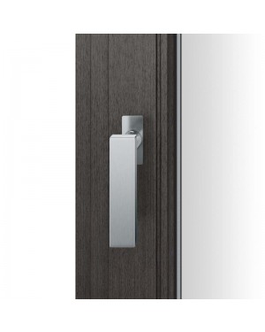 FSB Fenstergriff mit eckige Rosette flächenbündig. Stift 7 mm Stiftüberstand 14-28 mm Edelstahl fein matt (0 34 1003 09036 6204)
