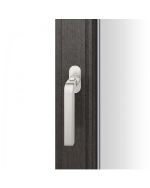 FSB Fenstergriff mit ovalrosette flächenbündig. Stift 7 mm Stiftüberstand 14-28 mm Aluminium naturfarbig (0 34 1004 09034 0105)