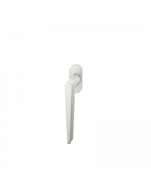 FSB Fenstergriff mit ovalrosette 7 mm Stift 10 mm Nocken Stiftüberstand 24-38 mm Aluminium naturfarbig (0 34 1005 09030 0105)