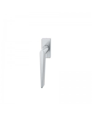 FSB Fenstergriff eckige Rosette 7 mm Stift 10 mm Nocken Stiftüberstand 24-38 mm Edelstahl fein matt (0 34 1005 09040 6204)