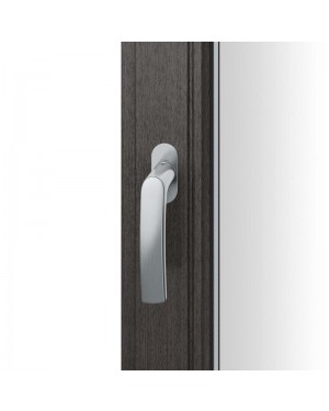 FSB Fenstergriff mit ovalrosette flächenbündig. Stift 7 mm Stiftüberstand 14-28 mm Edelstahl fein matt (0 34 1015 09034 6204)