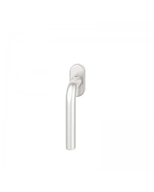 FSB Fenstergriff ovalrosette 7 mm Stift 10 mm Nocken Stiftüberstand 24-38 mm Aluminium naturfarbig (0 34 1075 09039 0105)