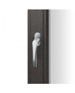 FSB Fenstergriff mit ovalrosette flächenbündig. Stift 7 mm Stiftüberstand 14-28 mm Edelstahl fein matt (0 34 1106 09034 6204)
