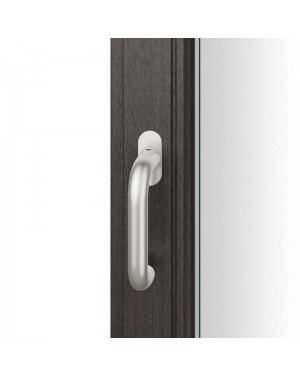 FSB Fenstergriff mit ovalrosette flächenbündig. Stift 7 mm Stiftüberstand 14-28 mm Aluminium naturfarbig (0 34 1146 09034 0105)