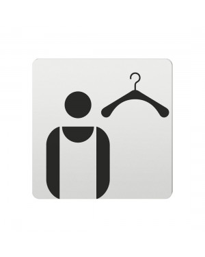 FSB Hinweiszeichen Umkleideraum Herren Lasergraviert Aluminium naturfarbig (0 36 4059 00131 0105)