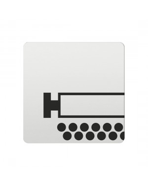 FSB Hinweiszeichen Schreibraum Lasergraviert Aluminium naturfarbig (0 36 4059 00140 0105)