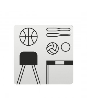 FSB Hinweiszeichen Geraeteraum Lasergraviert Aluminium naturfarbig (0 36 4059 00144 0105)