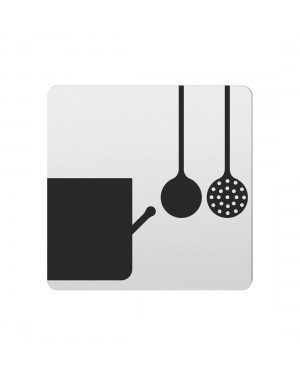 FSB Hinweiszeichen Kueche Lasergraviert Aluminium naturfarbig (0 36 4059 00150 0105)