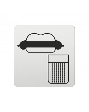 FSB Hinweiszeichen Imbiss Lasergraviert Aluminium naturfarbig (0 36 4059 00314 0105)