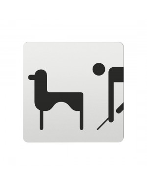 FSB Hinweiszeichen Reinigungsset fuer Hundekot Lasergraviert Aluminium naturfarbig (0 36 4059 00323 0105)