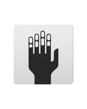 FSB Hinweiszeichen aetzende Stoffe Lasergraviert Aluminium naturfarbig (0 36 4059 00417 0105)