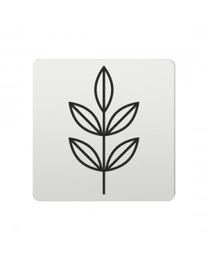 FSB Hinweiszeichen Pflanzen Lasergraviert Aluminium naturfarbig (0 36 4059 00772 0105)