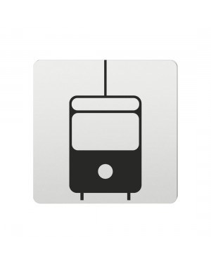 FSB Hinweiszeichen Strassenbahn Lasergraviert Aluminium naturfarbig (0 36 4059 00811 0105)