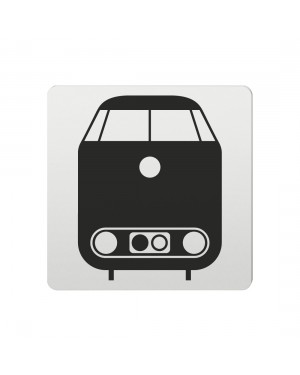 FSB Hinweiszeichen Bahn Lasergraviert Aluminium naturfarbig (0 36 4059 00821 0105)