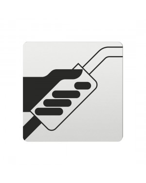 FSB Hinweiszeichen Tankstelle Lasergraviert Aluminium naturfarbig (0 36 4059 00881 0105)