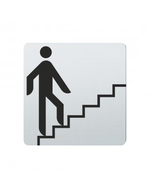 FSB Hinweiszeichen Treppe n.oben Lasergraviert Edelstahl fein matt (0 36 4059 00014 6204)