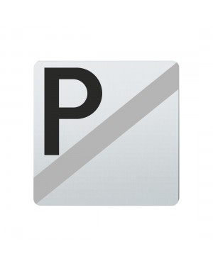 FSB Hinweiszeichen Parken verboten Lasergraviert Edelstahl fein matt (0 36 4059 00038 6204)