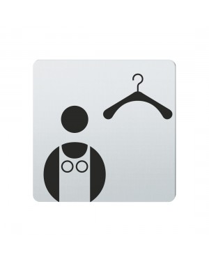 FSB Hinweiszeichen Umkleideraum Damen Lasergraviert Edelstahl fein matt (0 36 4059 00130 6204)