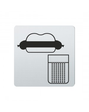 FSB Hinweiszeichen Imbiss Lasergraviert Edelstahl fein matt (0 36 4059 00314 6204)