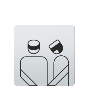 FSB Hinweiszeichen OP Lasergraviert Edelstahl fein matt (0 36 4059 00512 6204)