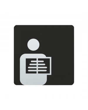 FSB Hinweiszeichen Roentgenstation Lasergraviert Edelstahl fein matt (0 36 4059 00516 6204)