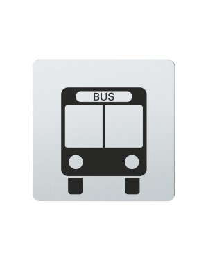 FSB Hinweiszeichen Bus Lasergraviert Edelstahl fein matt (0 36 4059 00810 6204)