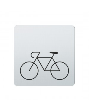 FSB Hinweiszeichen Fahrrad Lasergraviert Edelstahl fein matt (0 36 4059 00840 6204)