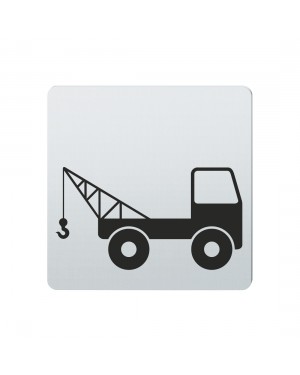 FSB Hinweiszeichen Abschleppdienst Lasergraviert Edelstahl fein matt (0 36 4059 00884 6204)