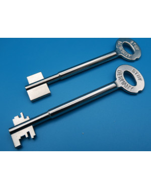 Doppebarttresorschlüssel STUV - 105 mm