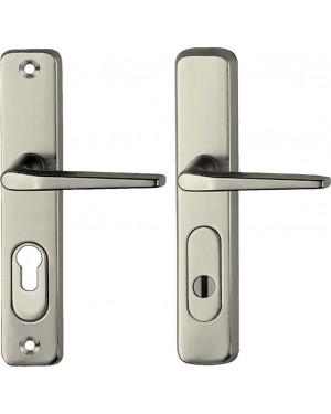 IKON Assa Abloy Schutzbeschlag Alu PI Junior - Drücker/Drücker Aluminium Beschlag Türbeschlag (SM05 45526)